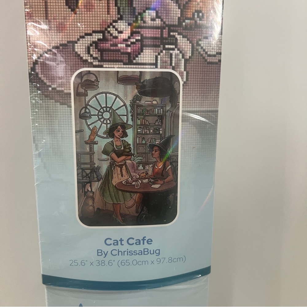 Diamond Art Club DAC Cat Cafe Painting Kit Chrissabug